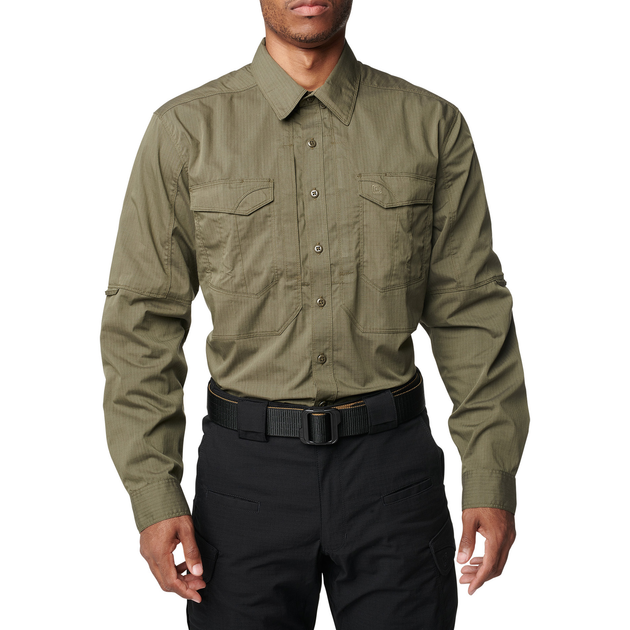 Сорочка тактична 5.11 Tactical Stryke Long Sleeve Shirt RANGER GREEN 2XL (72399ABR-186) - изображение 1