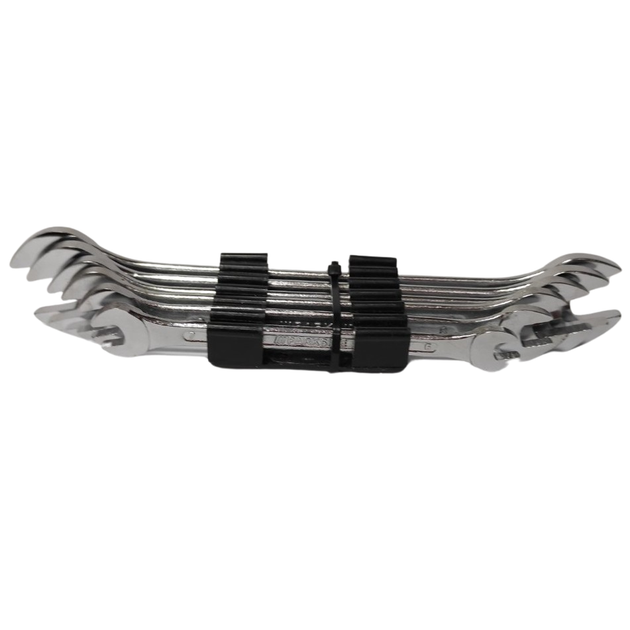 Набор рожковых ключей Parkside 6 шт (6х7-8x9-10x11-12х13-14х15-16x17 мм) - изображение 2