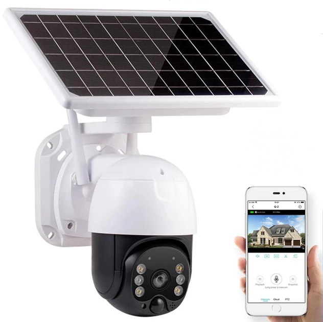 Камера відеоспостереження із сонячною панеллю TP8-V380 Pro Solar 4G (44829-tp8 v380_1549) - Фото 3 Камера відеоспостереження із сонячною панеллю TP8-V380 Pro Solar 4G (44829-tp8 v380_1549) - изображение 3