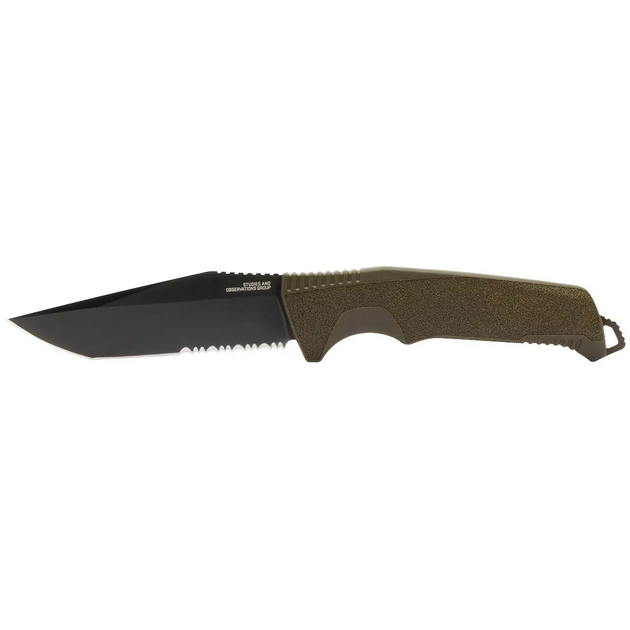 Ніж SOG Trident FX OD Green/Partaily Serrated (1033-SOG 17-12-04-57) - зображення 1