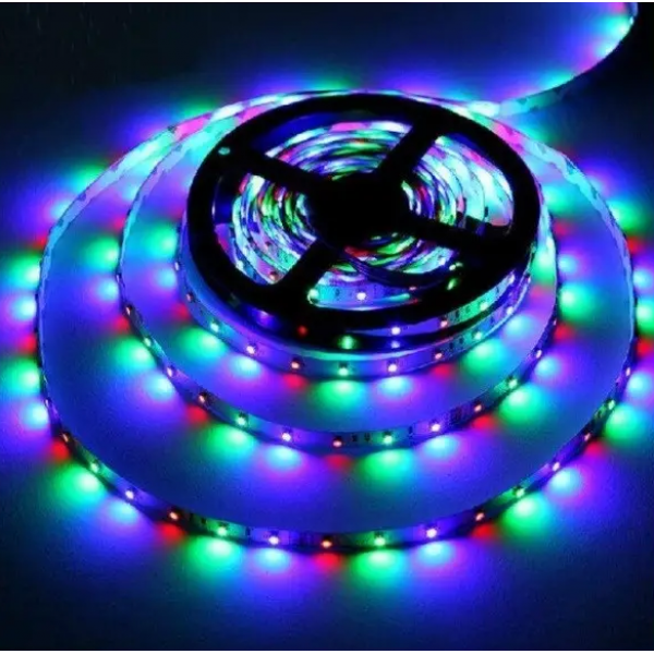 Світлодіодна стрічка LED RGB комплект 4.5 метра, різнобарвна - зображення 4
