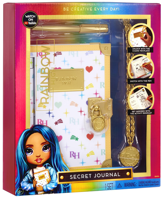 Секретний щоденник MGA's Miniverse Rainbow High Secret Journal (0035051578499) - зображення 1