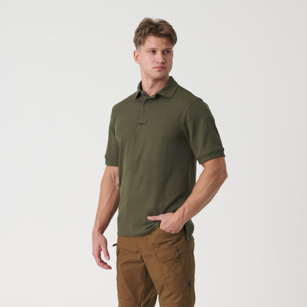 Футболка Поло Helikon-Tex UTL Polo TopCool Olive Green XXL - зображення 1