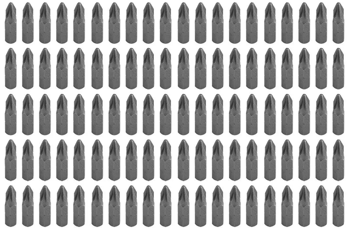 Набір біт Graphite PZ2 x 25 мм 100 шт 56H624 (5902062102430) - зображення 4