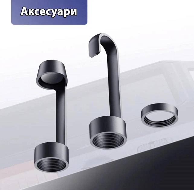 Відеоендоскоп для авто / машини P30-DUAL бороскоп із жорстким кабелем і подвійною камерою 5.5 мм, 2 м, чорний із червоним "G" (92614294) - зображення 5