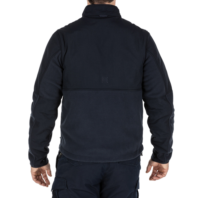 Куртка флісова 5.11 Tactical® Tactical Fleece 2.0 S Dark Navy - зображення 2