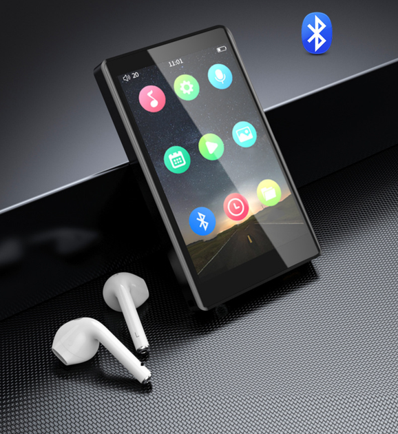 MP3 MP4 плеер Ruizu H9 3.8" Bluetooth 5.0 Hi-Fi 32Gb металлический с внешним динамиком - изображение 9