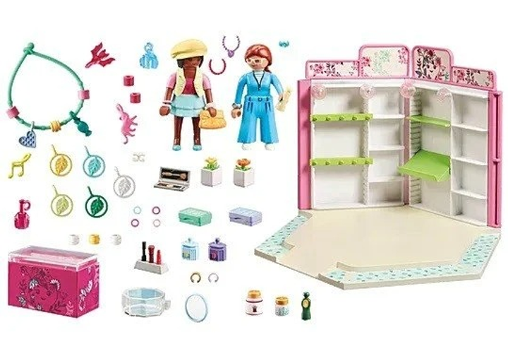 Zestaw do zabawy z figurkami Playmobil My Life Salon pieknosci 71537 (4008789715371) - obraz 2