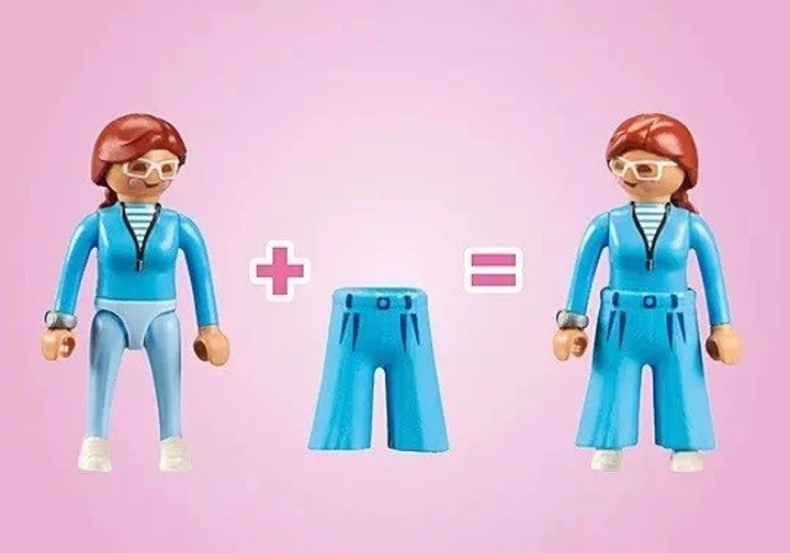 Zestaw do zabawy z figurkami Playmobil My Life Salon pieknosci 71537 (4008789715371) - obraz 4