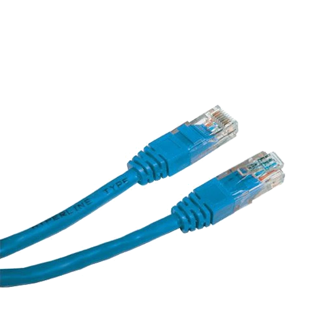 Патч-корд EServer UTP CAT5e синий 0.5 м - Фото 1 Патч-корд EServer UTP CAT5e синий 0.5 м - изображение 1