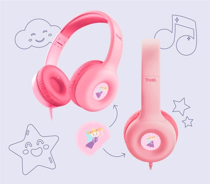 Навушники Trust Nouna Pink (TR25277) - зображення 6