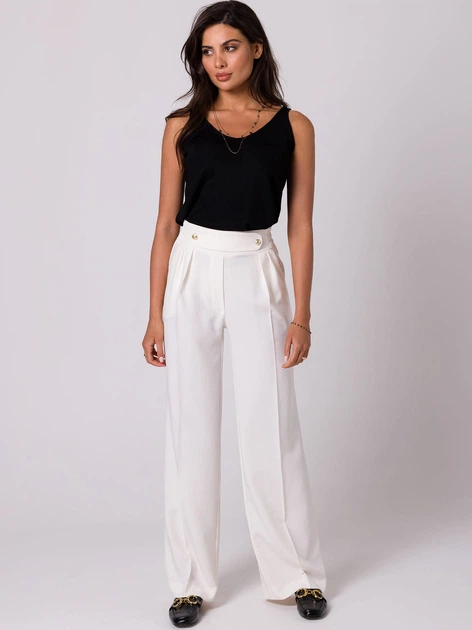 Штани жіночі BeWear B252 1411597 2XL Кремові (5905563705070) - зображення 3