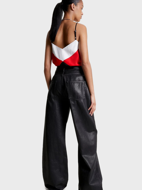 Jeansy rurki damskie Tommy Hilfiger WW0WW408231 W26L32 Czarne (8720645397489) - obraz 4