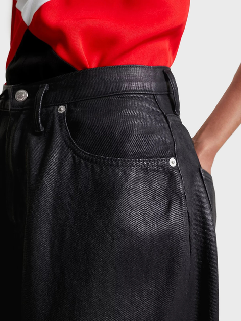 Джинси жіночі Tommy Hilfiger WW0WW408231 W30L32 Чорні (8720645398981) - зображення 5