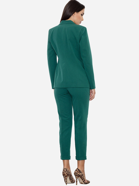 Spodnie slim fit damskie Figl M552 M Zielone (5902194337991) - obraz 4