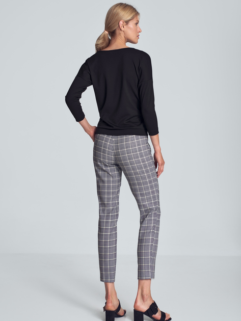 Spodnie slim fit damskie Figl M712 S Czarne (5902194383332) - obraz 4