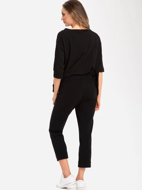 Spodnie boyfriend damskie Look Made With Love Look 206 S Czarne (5903999303303) - obraz 4