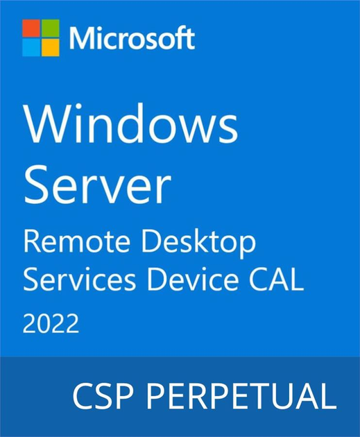 Програмний продукт Microsoft Windows Server 2022 Remote Desktop Services - 1 Device CAL (DG7GMGF0D7HX-0006) - зображення 2