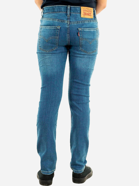 Jeansy młodzieżowe chłopięce Levi's Lvb-510 Skinny Fit Everyday Performance Jeans 9EC758-M8R 170-176 cm Niebieskie (3665115329742) - obraz 2