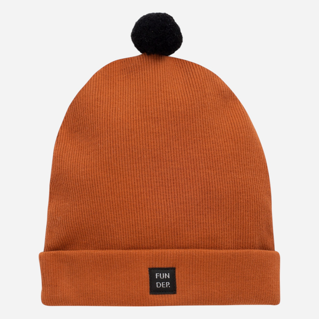 Czapka dziecięca przejściowa beanie Pinokio Olivier 51-53 cm Brązowa (5901033298189) - obraz 1