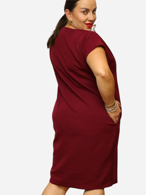 Sukienka tunika damska Karko SC136 46-48 Bordowa (5903676203711) - obraz 2