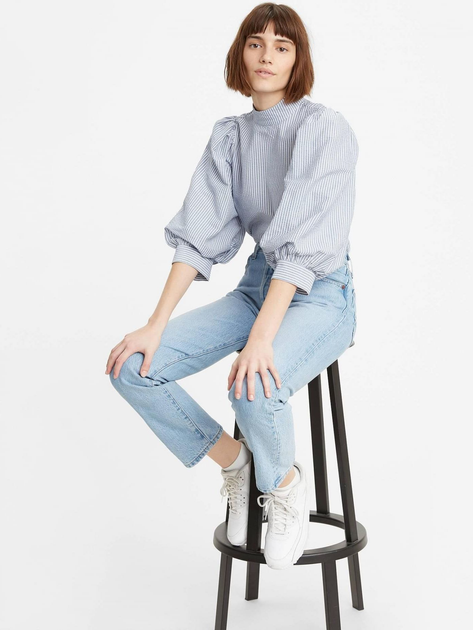 Jeansy regular fit damskie Levi's 501 Crop 36200-0124 27-30 Niebieskie (5400898355087) - obraz 5