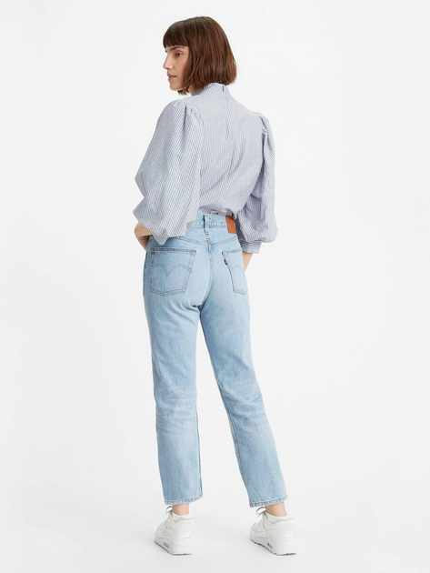 Jeansy regular fit damskie Levi's 501 Crop 36200-0124 29-30 Niebieskie (5400898355209) - obraz 4