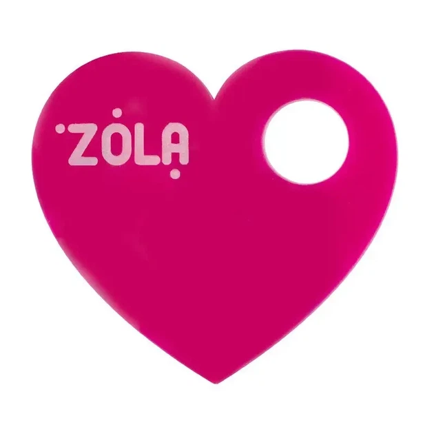 Палитра для смешивания в форме сердца Zola - Фото 1 Палитра для смешивания в форме сердца Zola - изображение 1
