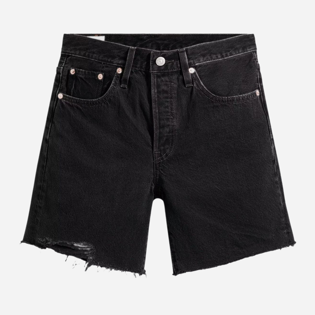 Шорти джинсові жіночі Levi's 501 Mid Thigh Short 85833-0016 31 Чорні (5400970000478) - зображення 7
