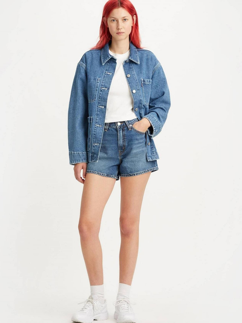 Spodenki damskie jeansowe Levi's 80S Mom Short A4695-0003 29 Granatowe (5401105466244) - obraz 3