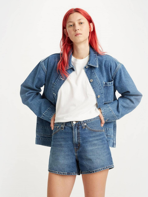 Шорти джинсові жіночі Levi's 80S Mom Short A4695-0003 28 Сині (5401105466237) - зображення 6