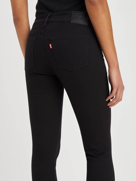 Джинси Skinny жіночі Levi's 711 Double Button A6215-0000 29-28 Night Is Bla (5401128002894) - зображення 7