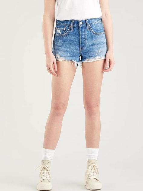 Шорти джинсові жіночі Levi's 501 Original Short 56327-0081 31 Сині (5400816907503) - зображення 1