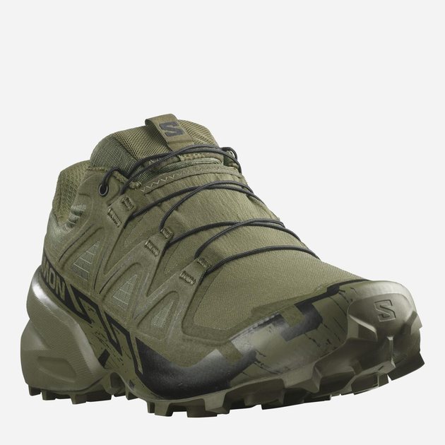 Мужские тактические кроссовки Salomon Speedcross 6 Forces L47161200 44.5 (10.5US/10UK) 28.5 см Green/Black (195751264815) - изображение 2