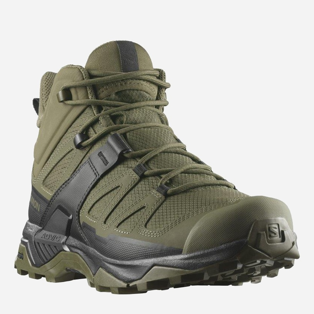 Чоловічі тактичні черевики Salomon X ULTRA Forces MID L47452700 48 (13US/12.5UK) 31 см Green/Black (195751581219) - зображення 2