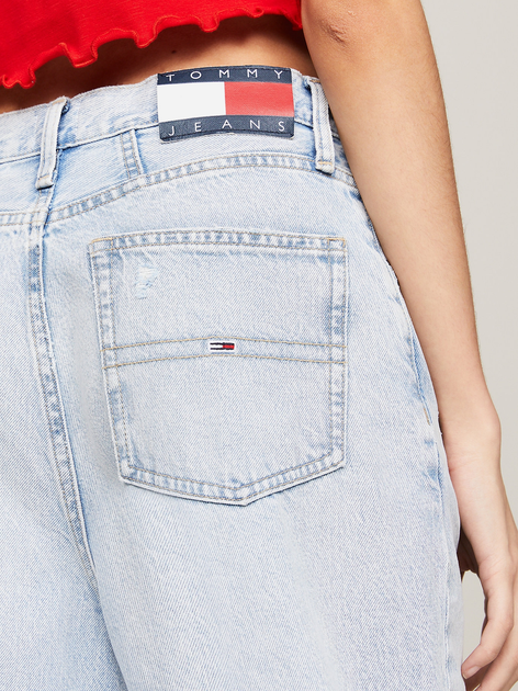 Jeansy mom fit damskie Tommy Jeans DW0DW18314-1AB 29/30 Niebieskie (8720646671397) - obraz 5