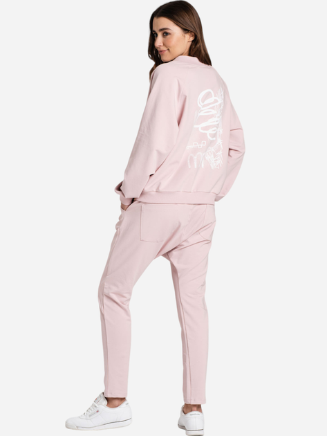Spodnie alladynki damskie Look Made With Love Stella 211 M Różowe (5903999308339) - obraz 4
