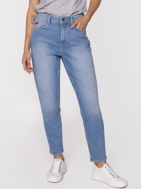 Джинси Mom's жіночі Lee Cooper MATEA-2417 30 Блакитні (5905991704416) - зображення 1