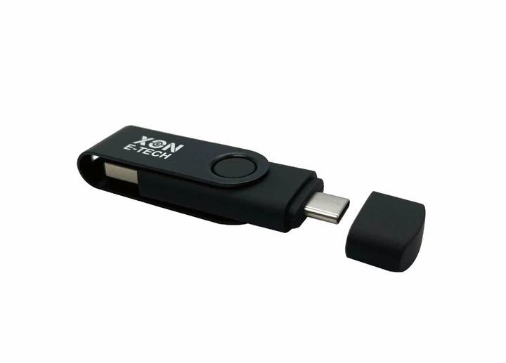 Флеш-накопичувач XON FlashDrive DuoConnect 128GB USB 3.0 + USB Type-C Black (FX3DR128PB 7546) - Фото 5 Флеш-накопичувач XON FlashDrive DuoConnect 128GB USB 3.0 + USB Type-C Black (FX3DR128PB 7546) - зображення 5