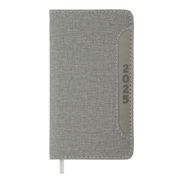 Щотижневик датувань 2025 BUROMAX карманний LIGA 2894-09 сірий /BM.2894-09/ - Фото 1 Щотижневик датувань 2025 BUROMAX карманний LIGA 2894-09 сірий /BM.2894-09/ - зображення 1