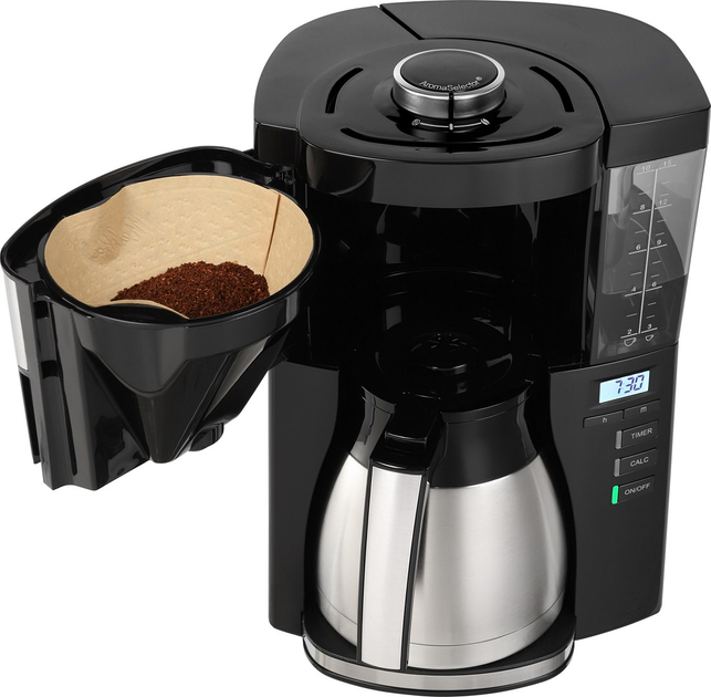Ekspres do kawy przelewowy Melitta Look V Therm Timer Black (LOOK V THERM TIMER BLACK 1025-1) - obraz 3