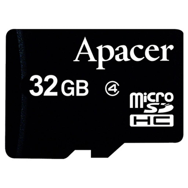 Карта памяти Apacer 32Gb microSDHC Class4 w/o Adapter RP (AP32GMCSH4-RA) - изображение 1