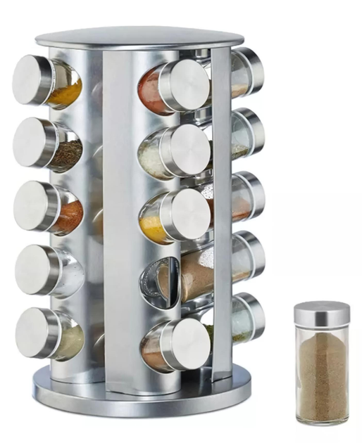 Баночки для специй 20 шт органайзер для специй с подставкой органайзеры ...