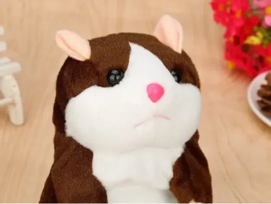 Говорящий хомяк-повторюшка Kronos Toys темно-коричневый (51901CS519) - изображение 2