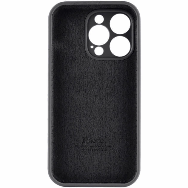 Чохол Silicone Full Case Camera Protect for Apple iPhone 16 Pro Max Black - Фото 2 Чохол Silicone Full Case Camera Protect for Apple iPhone 16 Pro Max Black - изображение 2
