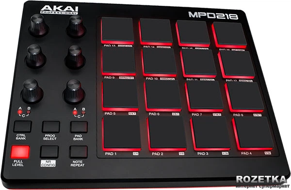 DJ контроллер Akai MPD218 (222091) - Фото 2 DJ контроллер Akai MPD218 (222091) - изображение 2