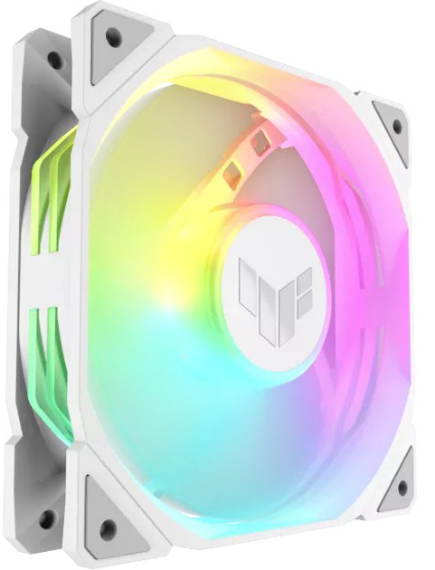 Zestaw wentylatorów ASUS TUF Gaming TF120 ARGB Triple Pack Reverse Blade White (90DA00D3-B09020) - obraz 3