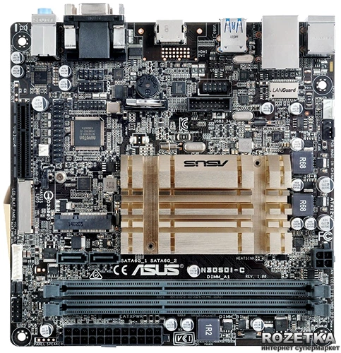 Материнская плата Asus N3050I-C (Intel Celeron N3050, SoC, PCI-Ex4