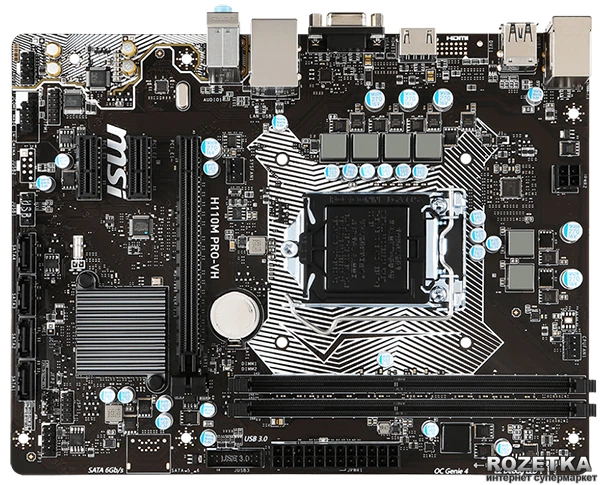 Материнская плата MSI H110M PRO-VH (s1151, Intel H110, PCI-Ex16