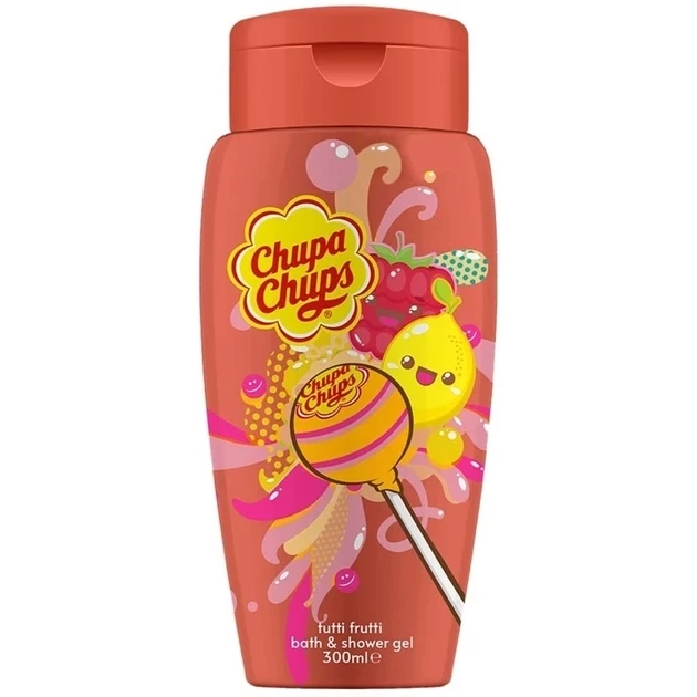 Гель для душа Chupa Chups Tutti Frutti bath and shower gel, 300 мл - Фото 3 Гель для душа Chupa Chups Tutti Frutti bath and shower gel, 300 мл - изображение 3